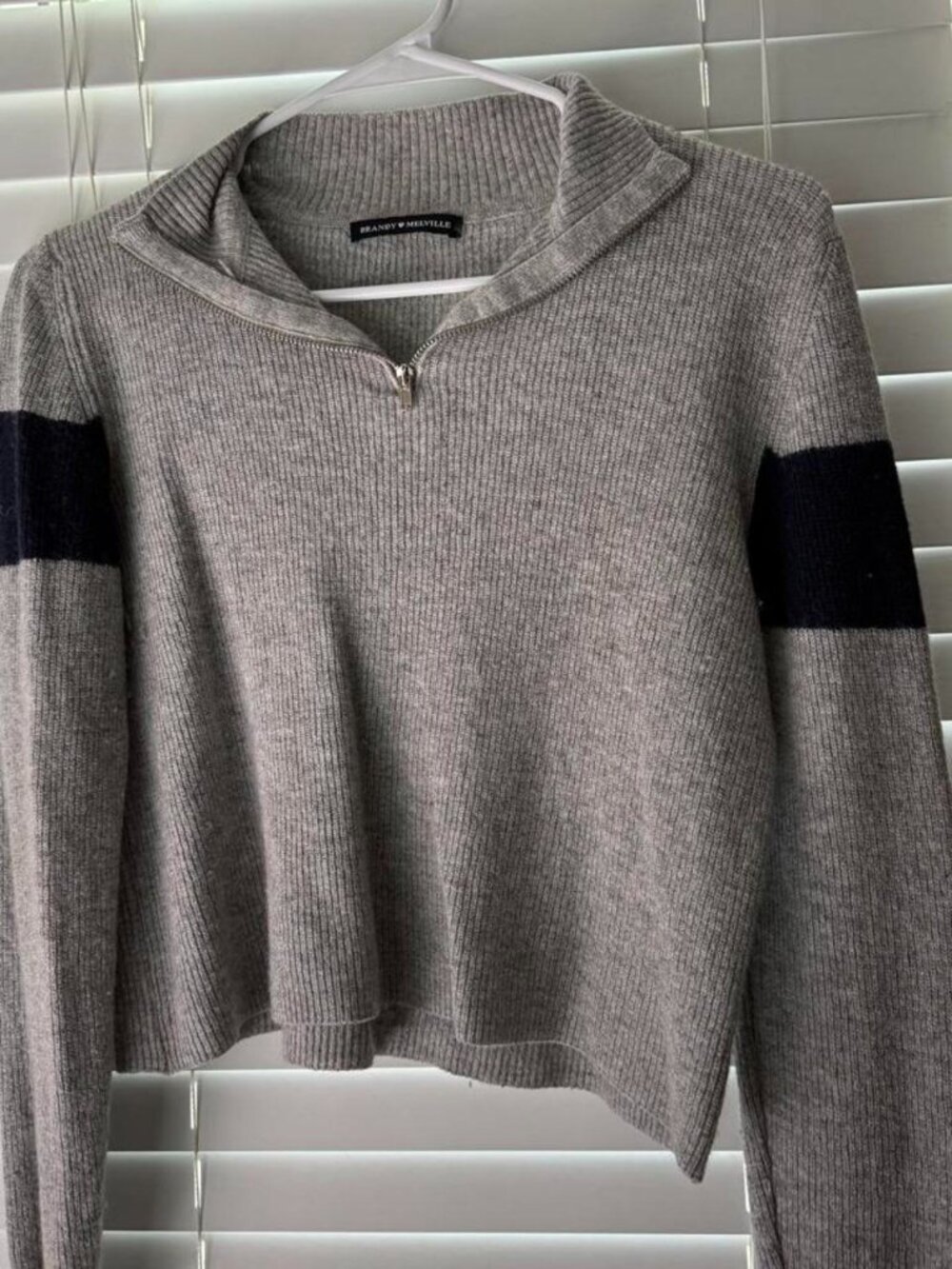 Brandy Melville Women's Grey Jumper